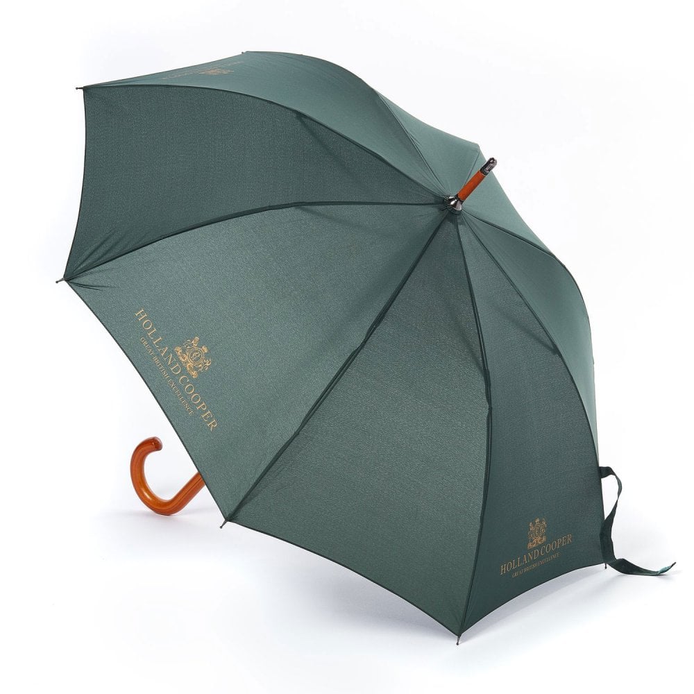 The Holland Cooper HC Umbrella in Green#Green