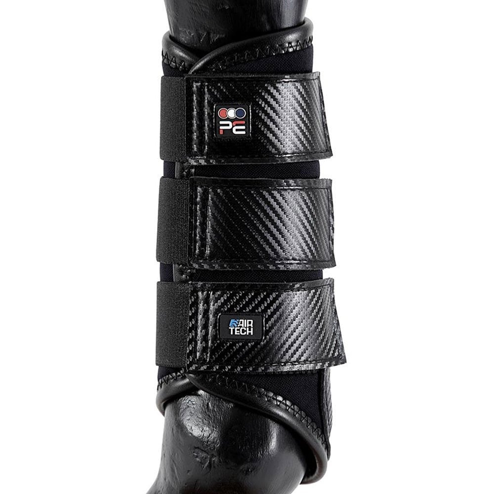 Premier Equine Carbon Air-Tech Single Locking Boots#Black