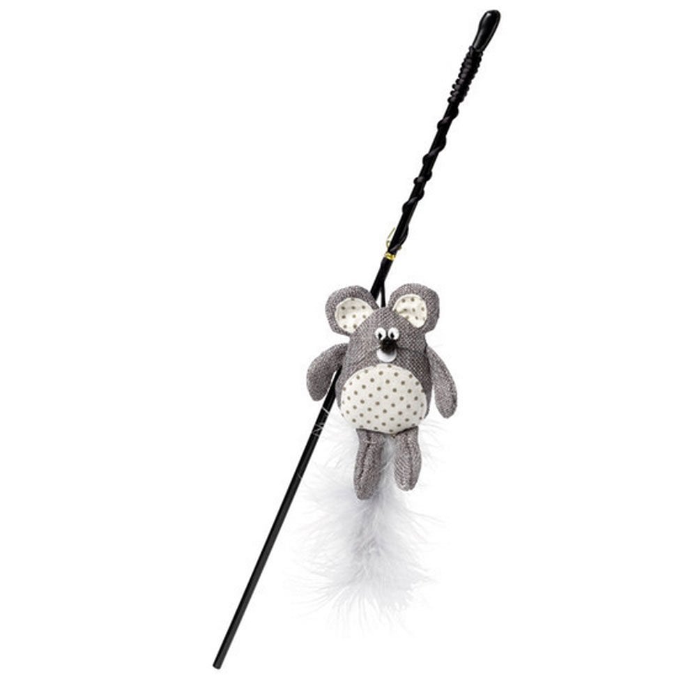 House Of Paws Really Mice Hessian Cat Wand