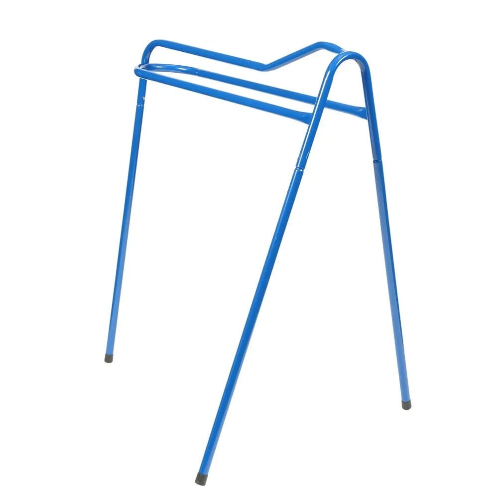 The Shires Ezi-Kit Collapsible Saddle Stand in Blue#Blue