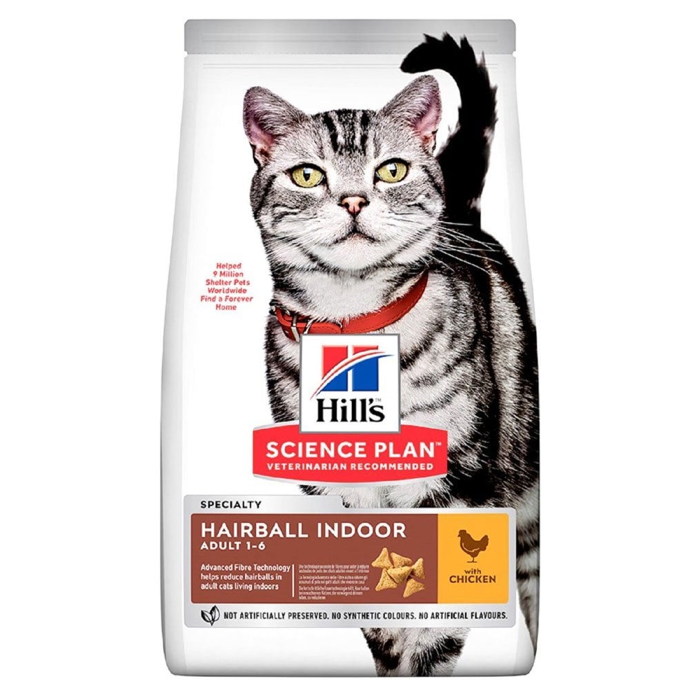 Hills Science Plan Cat Adult Hairball & Indoor 1.5kg