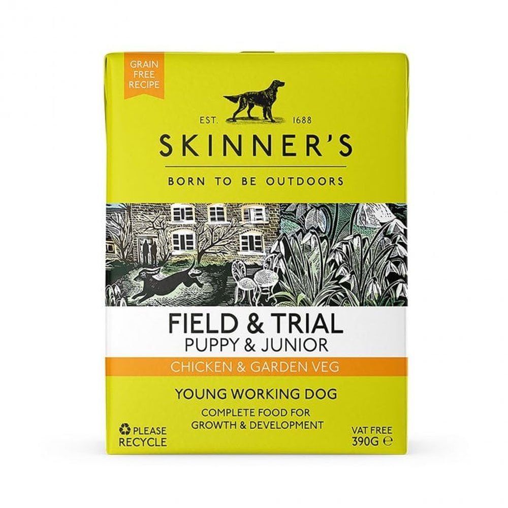 Skinners Field & Trial Puppy Grain Free Chicken 390g