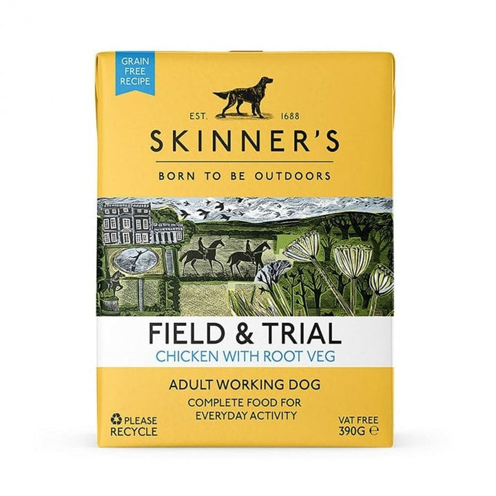 Skinners Field & Trial Adult Grain Free Dog Food with Chicken 390g