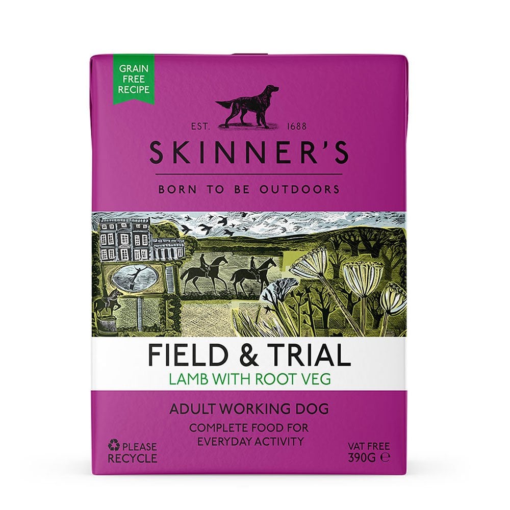 Skinners Field & Trail Adult Grain Free Dog Food with Lamb 390g