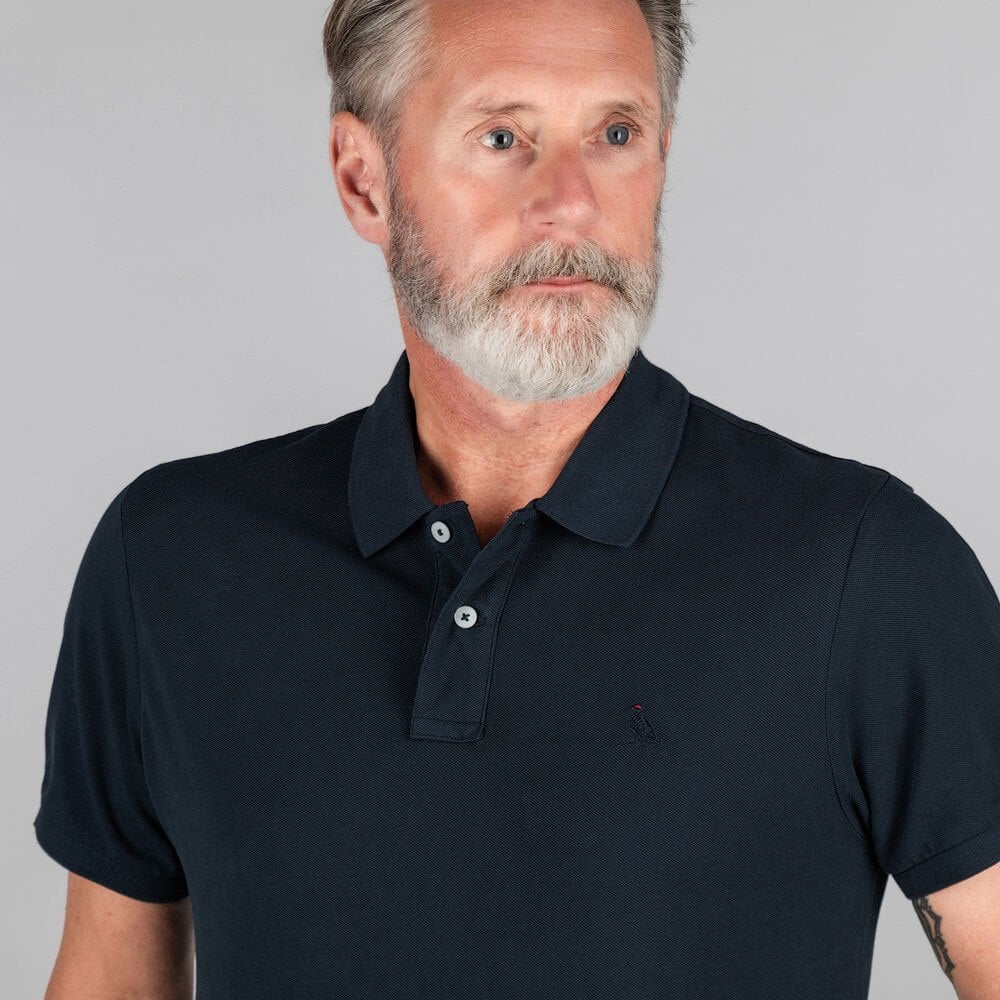 The Schoffel Mens St Ives Polo Shirt in Navy#Navy