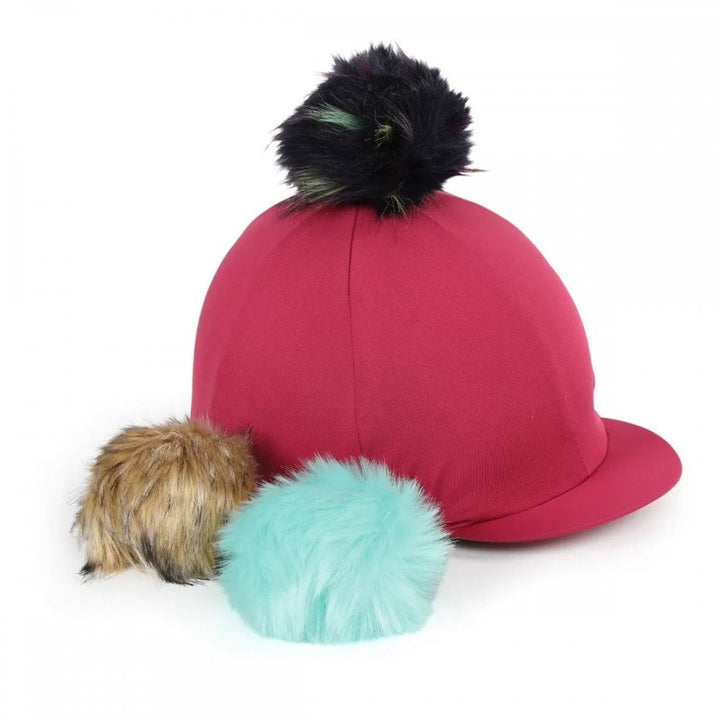 The Shires Fun Switch It Pom Pom Hat Cover in Pink#Pink