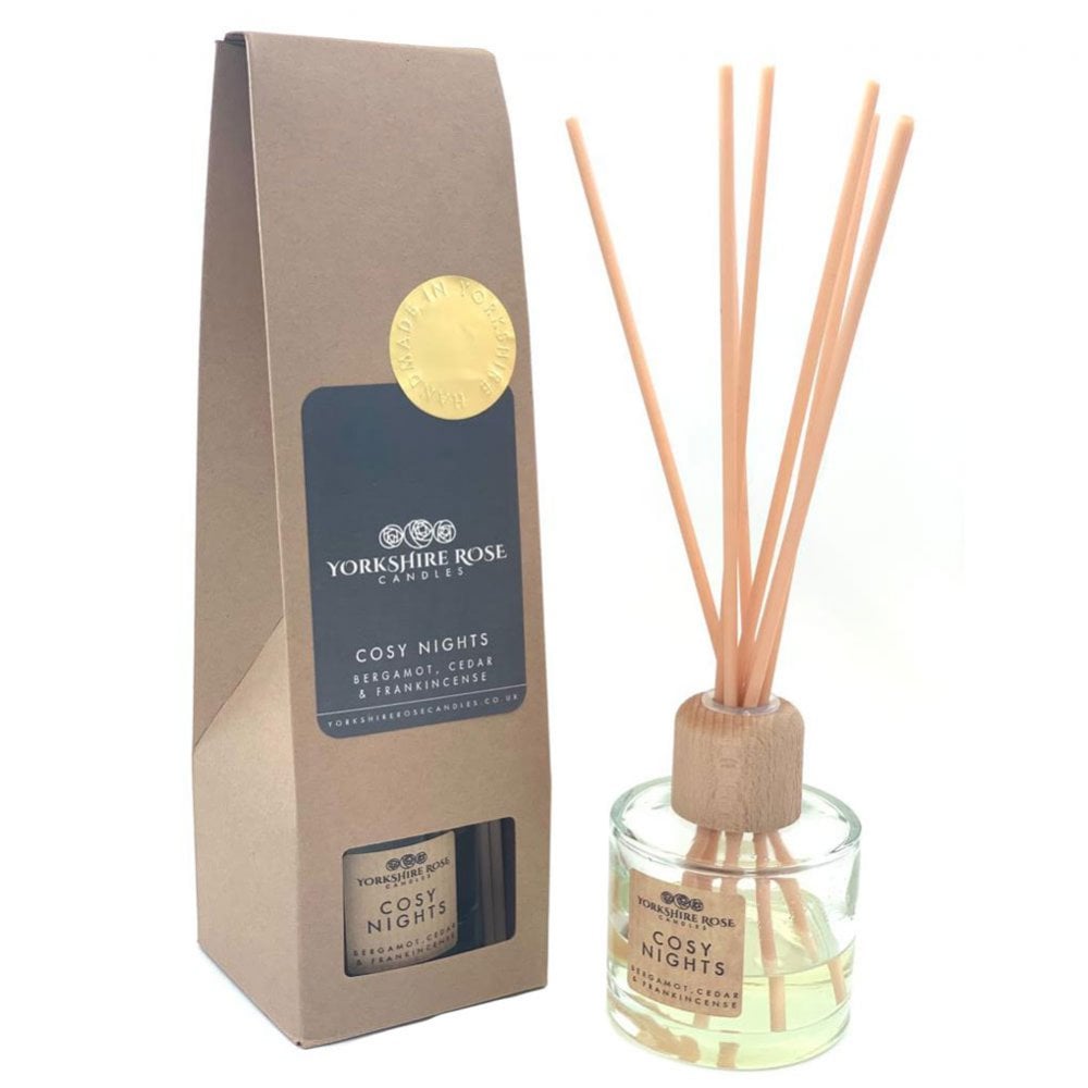 Yorkshire Rose Candle Reed Diffuser - Cosy Nights
