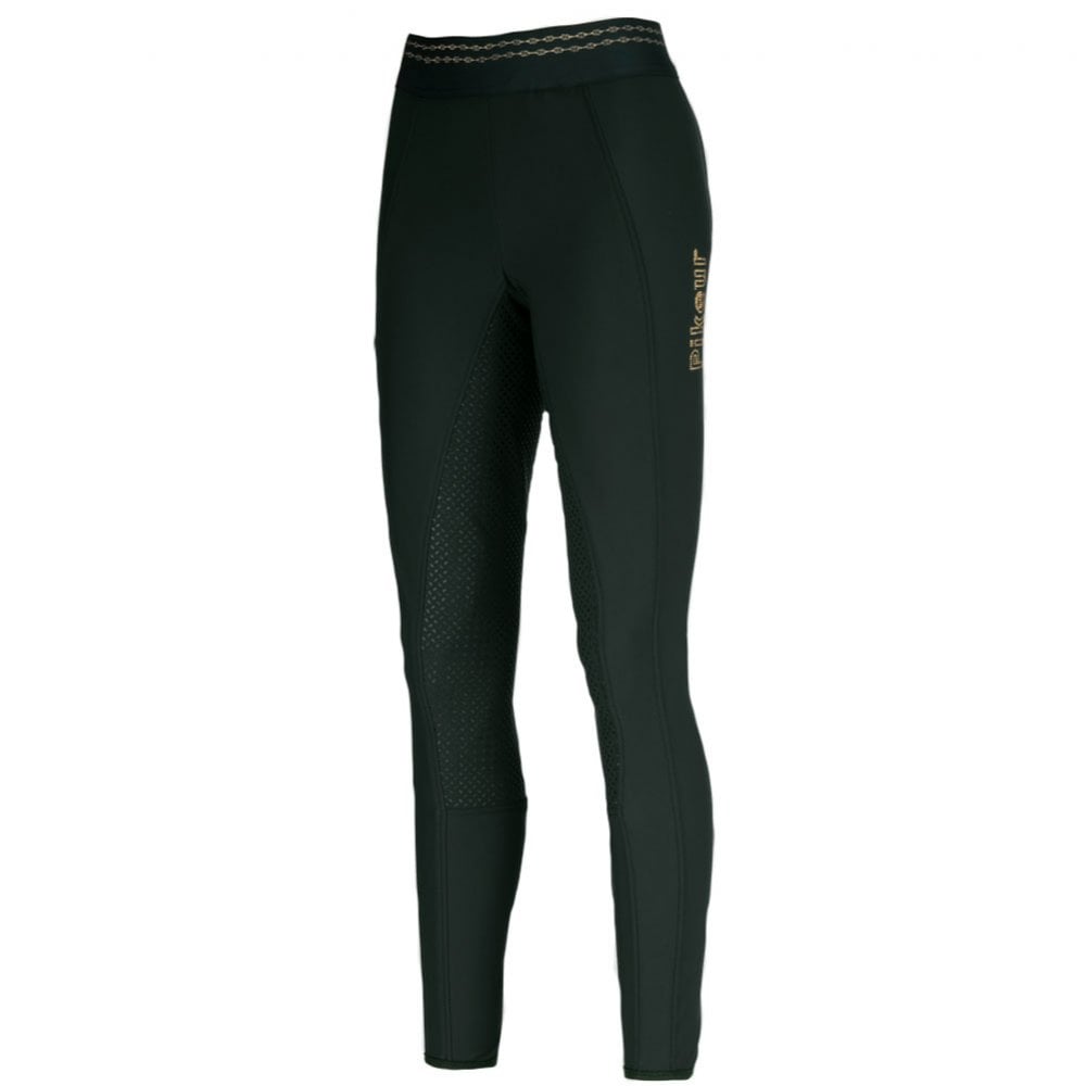 The Pikeur Ladies Juli Grip Riding Tights in Green#Green
