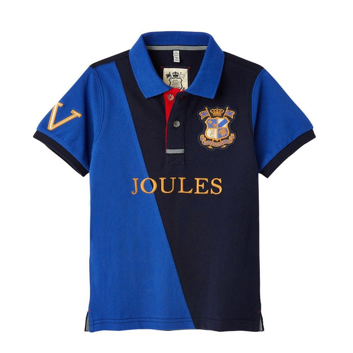 Joules Boys Harry Polo Shirt#Blue