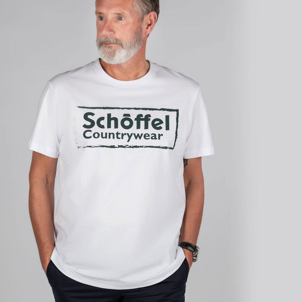 Schoffel Mens Heritage T-Shirt in White#White