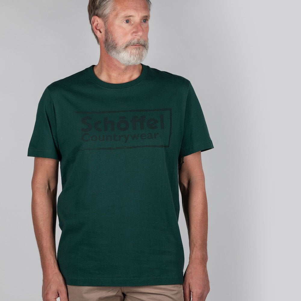 Schoffel Mens Heritage T-Shirt in Green#Green