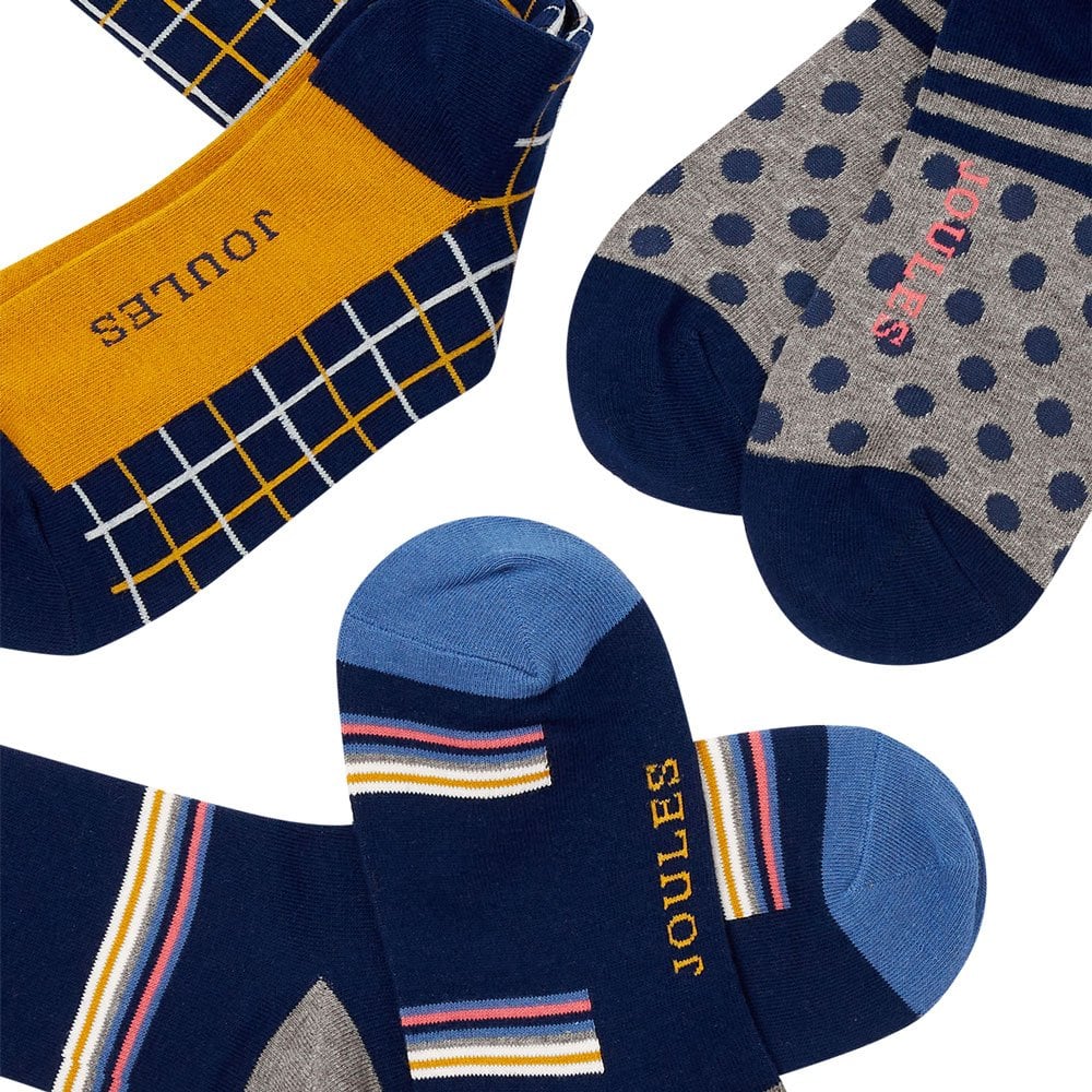 Joules Mens Striking Socks in #Spot