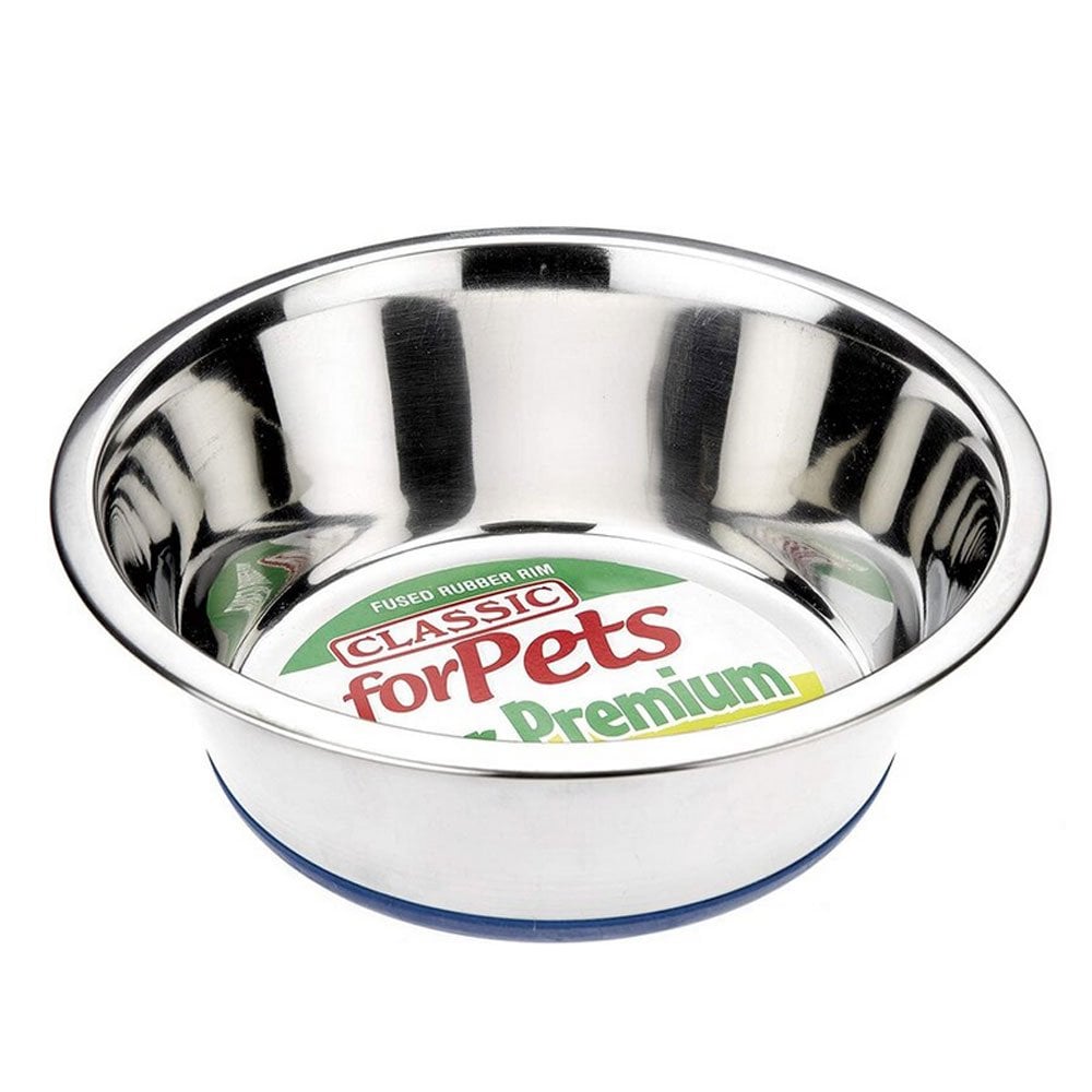 Classic Stainless Steel Non-Slip Pet Dish 4.5 inch