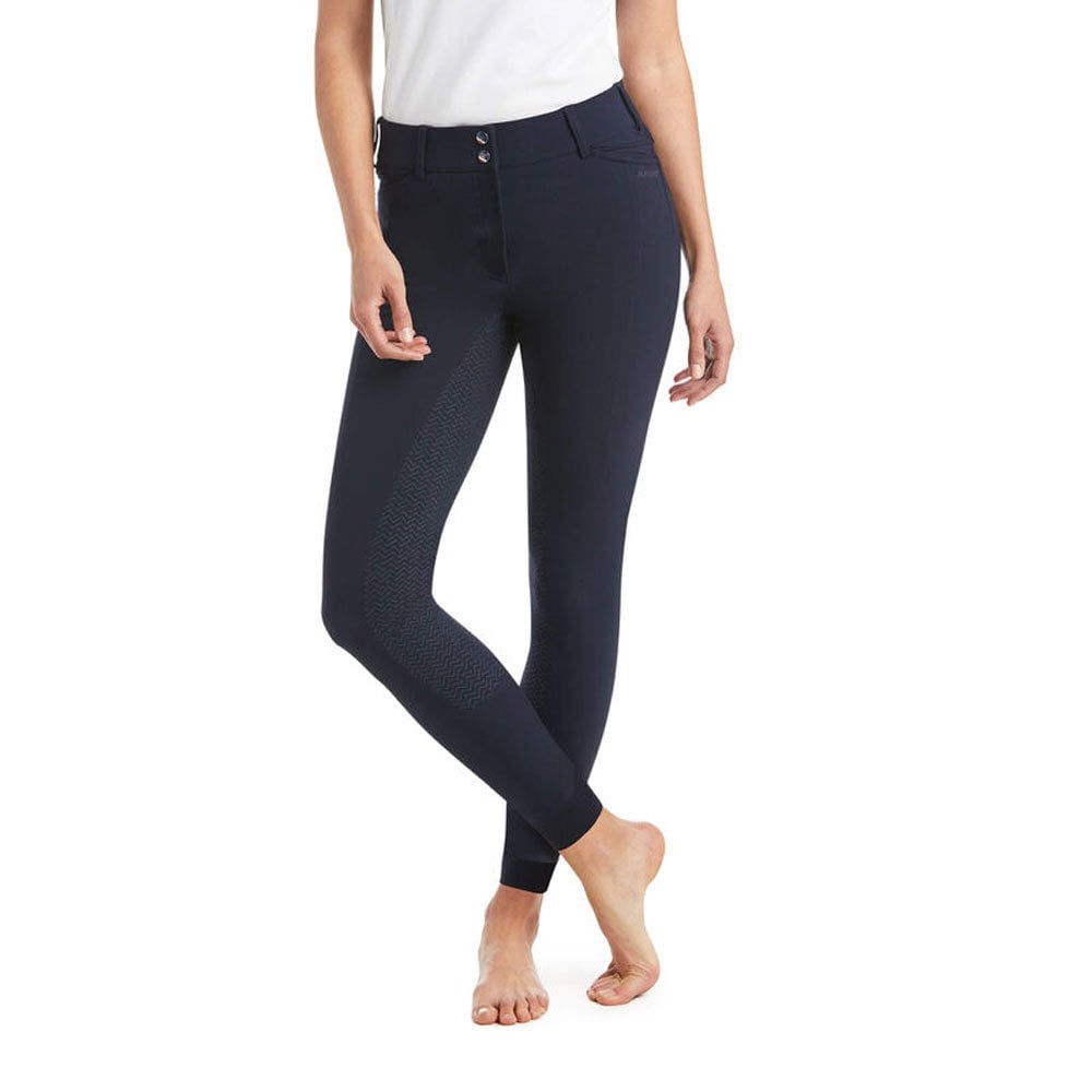 The Ariat Ladies Prelude Full Seat Breeches in Navy#Navy