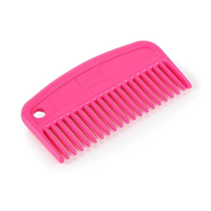 The Shires Ezi-Groom Plastic Mane Comb - Small in Pink#Pink