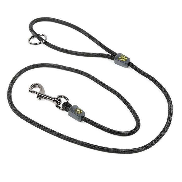 The Digby & Fox Rope Dog Lead in Black#Black