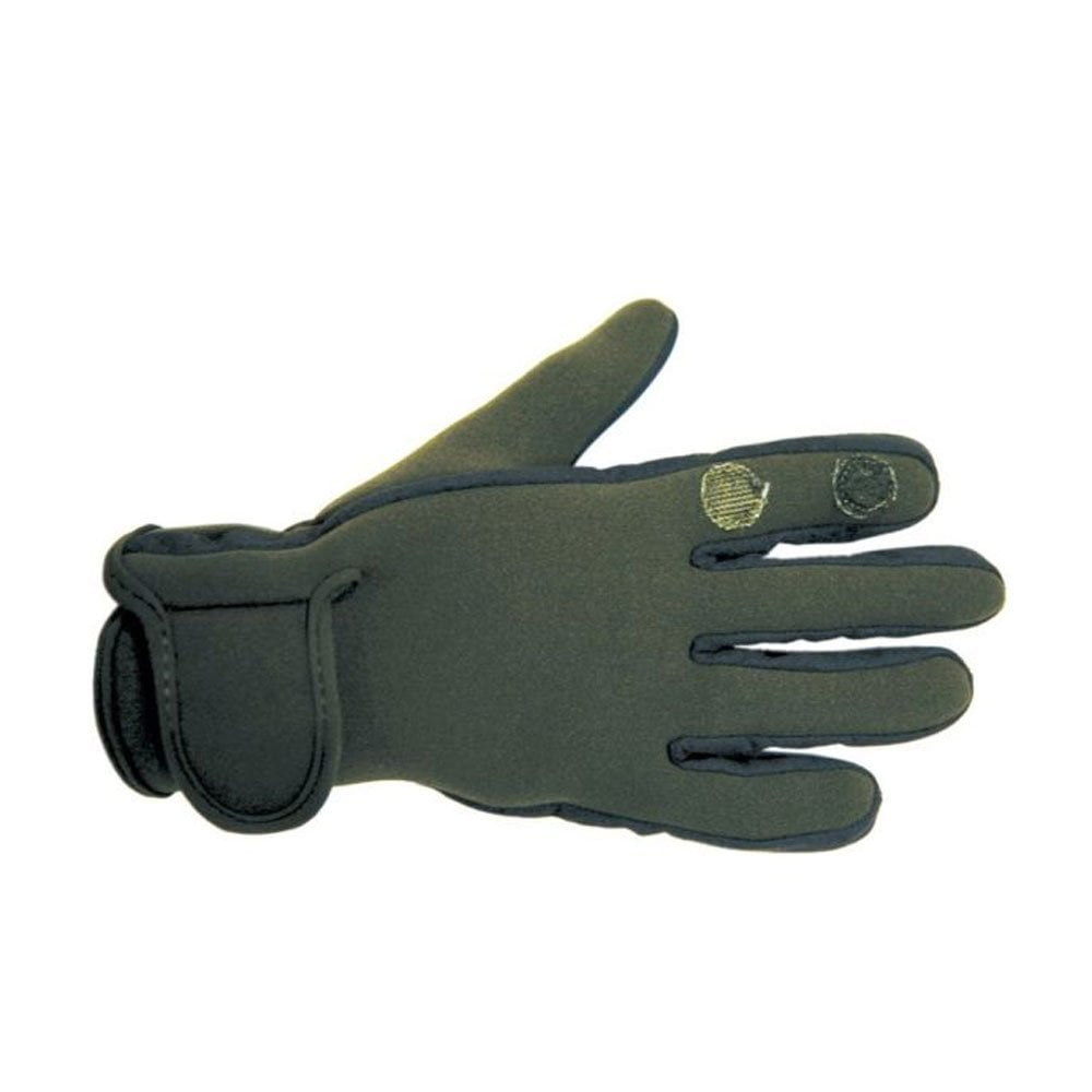 The Percussion Mens Neoprene Gloves in Green#Green
