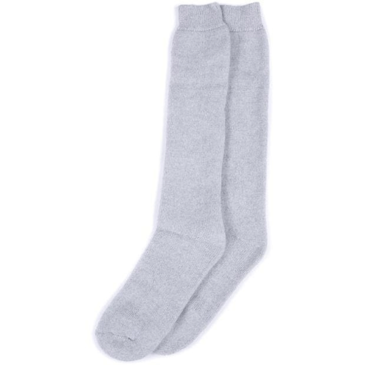 The Barbour Ladies Wellington Knee Sock in Light Grey#Light Grey