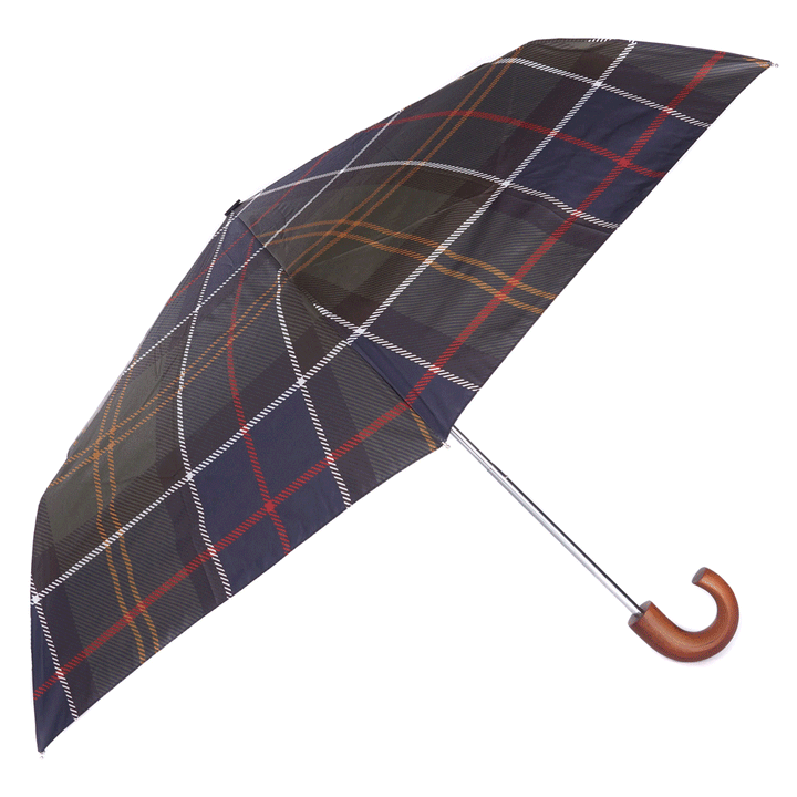 Barbour Tartan Mini Umbrella#Check