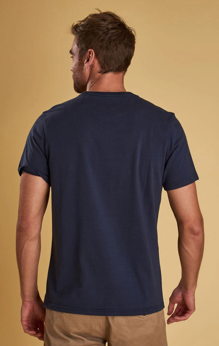 Barbour Mens Preppy Tee#Navy