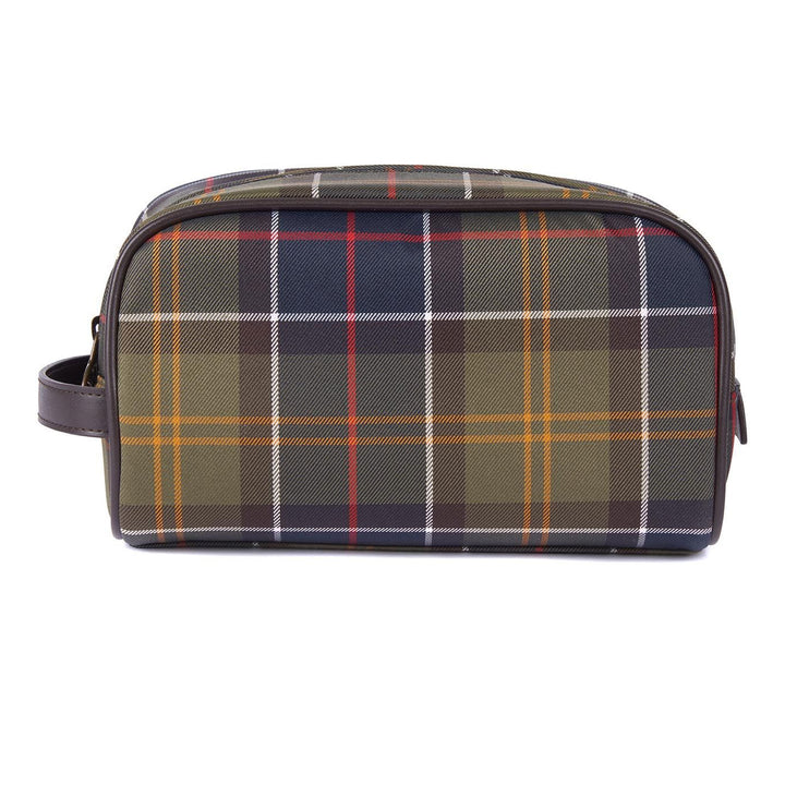 Barbour Mens Tartan Washbag