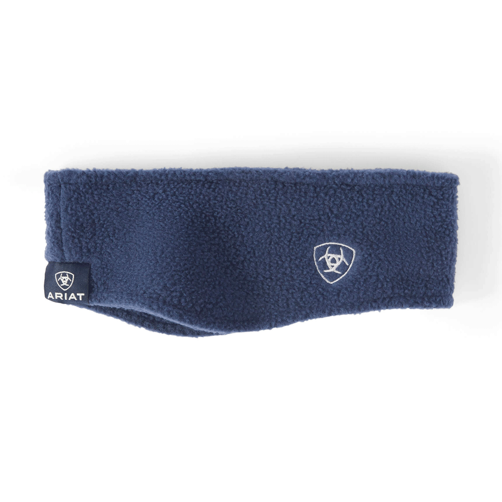 The Ariat Ladies Elementary Headband in Navy#Navy