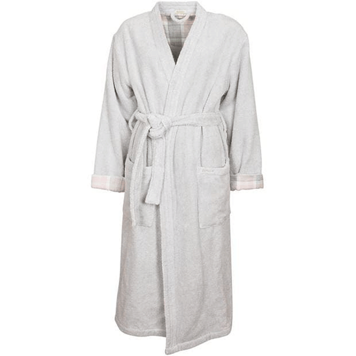 Barbour Ladies Ada Dressing Gown in Grey#Grey