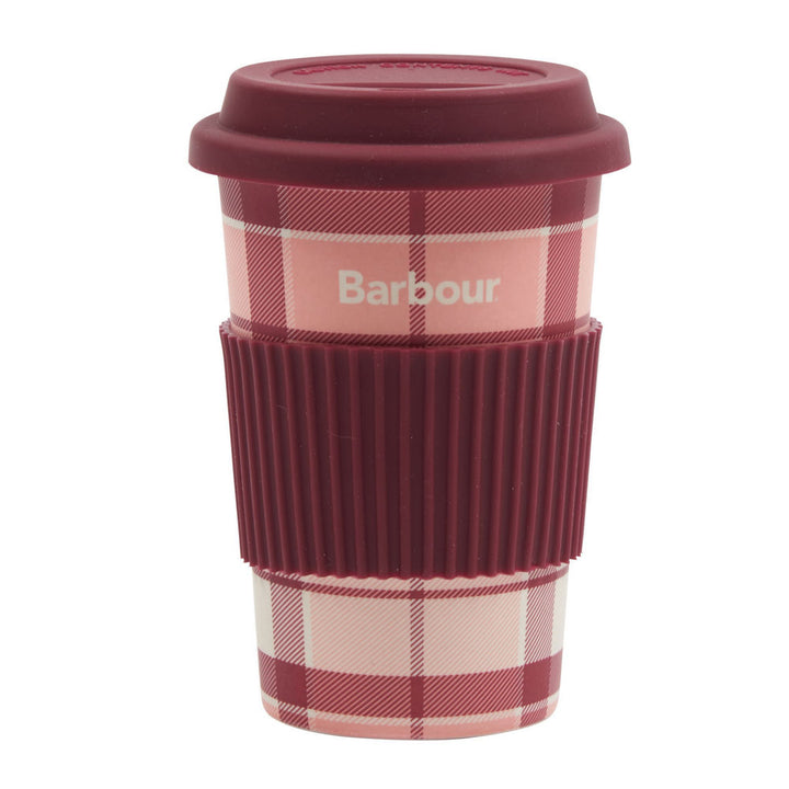 Barbour Tartan Travel Mug in Red#Red