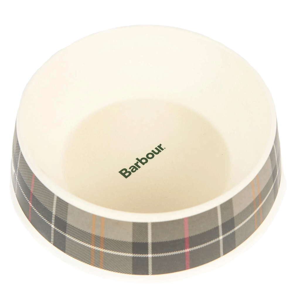 Barbour Tartan Dog Bowl