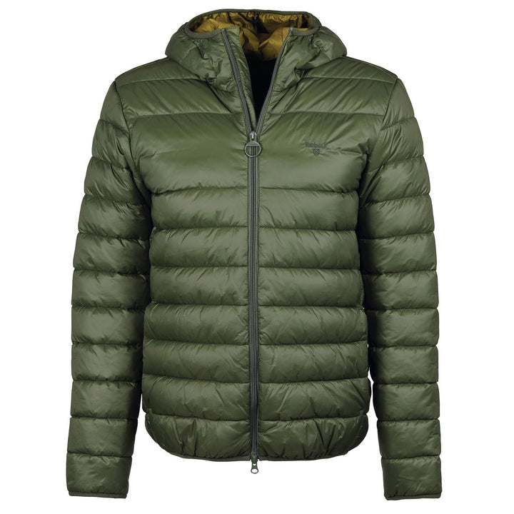 The Barbour Mens Houlton Baffle Quilt in Light Green