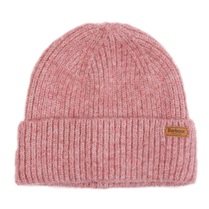 The Barbour Ladies Pendle Beanie in Pink#Pink