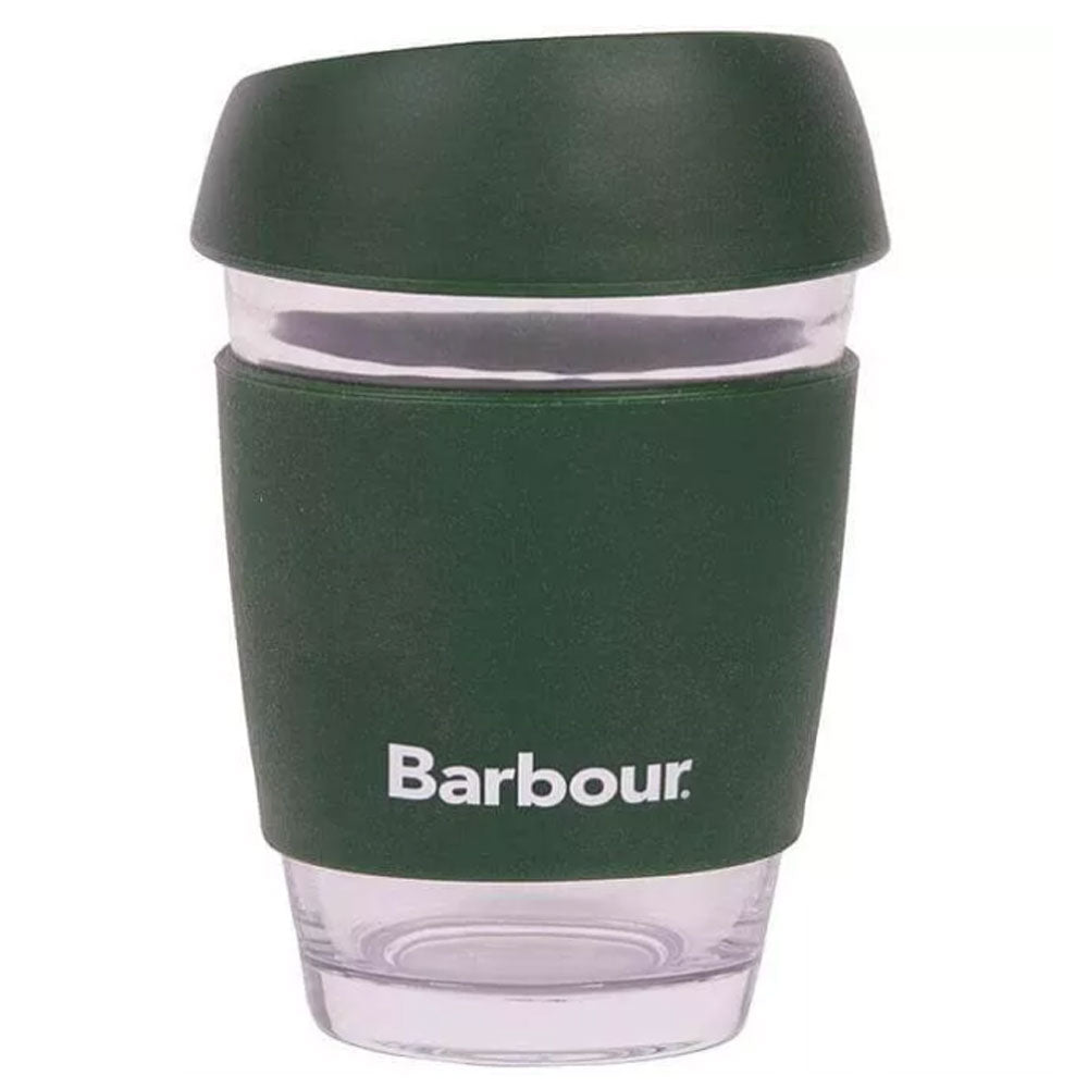 The Barbour Glass Coffee Cup in Green#Green