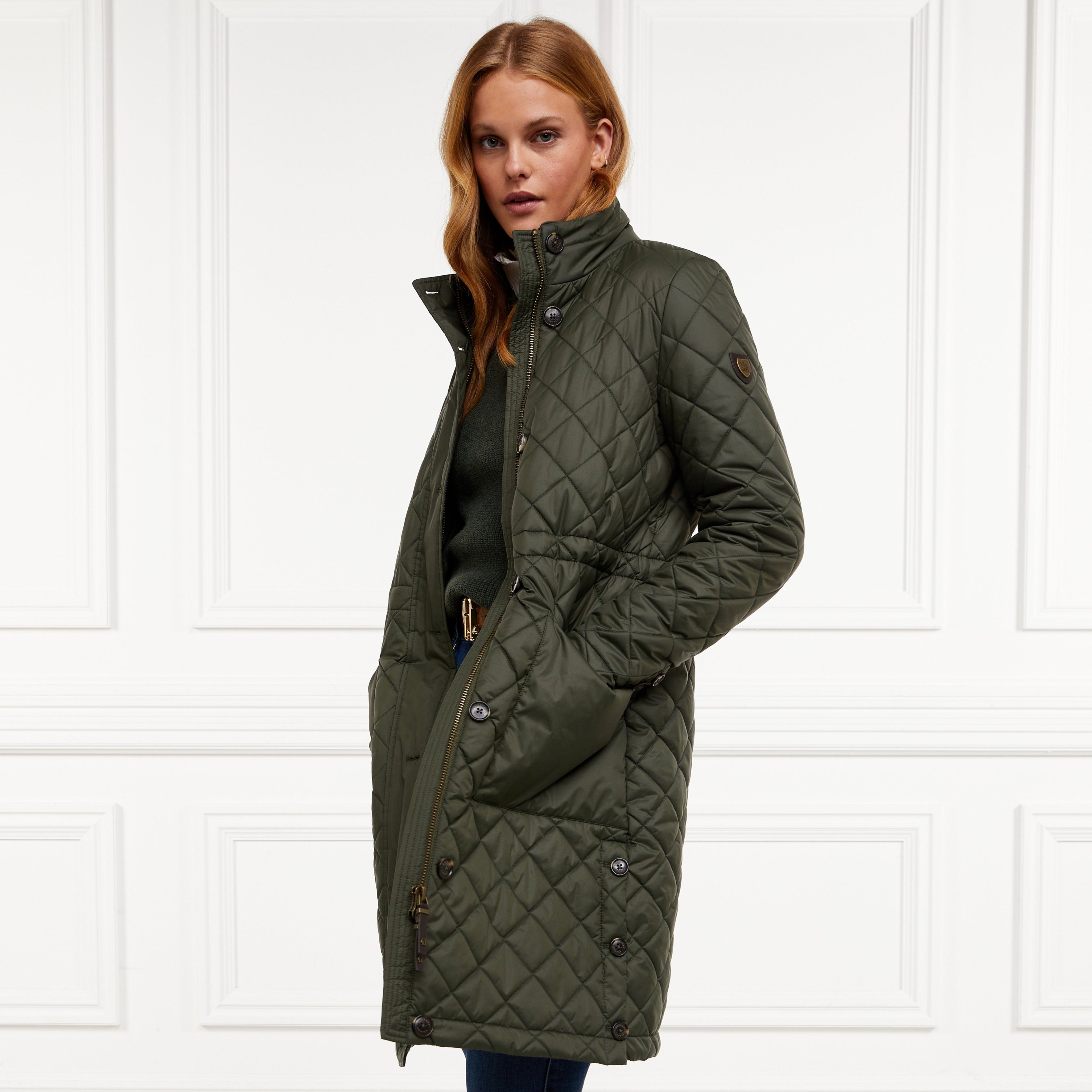 Quilt Coat - Brown Quilted Jacket | Jones New York