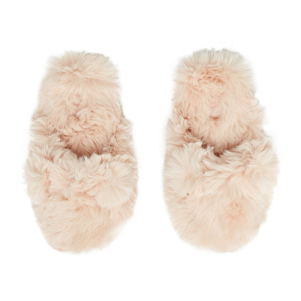 The Joules Girls Junior Cosy Slippers in Pink#Pink