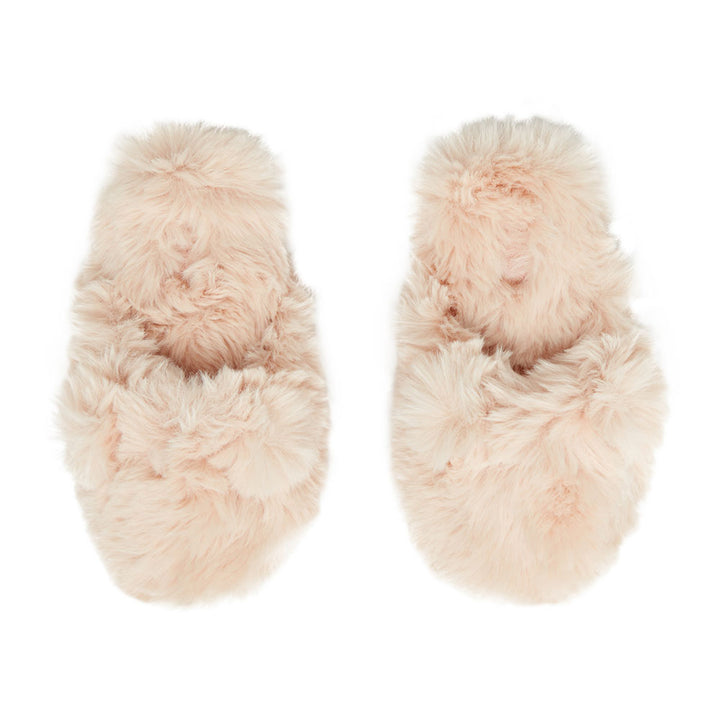 The Joules Girls Junior Cosy Slippers in Pink#Pink