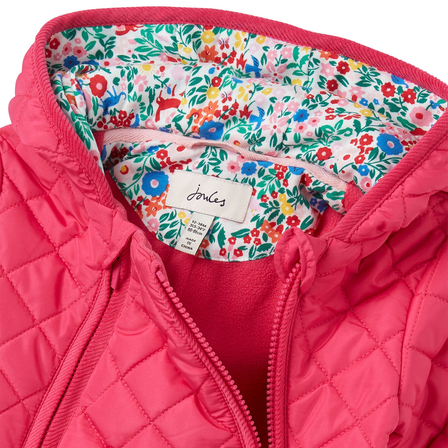 Baby joules quilted on sale jacket