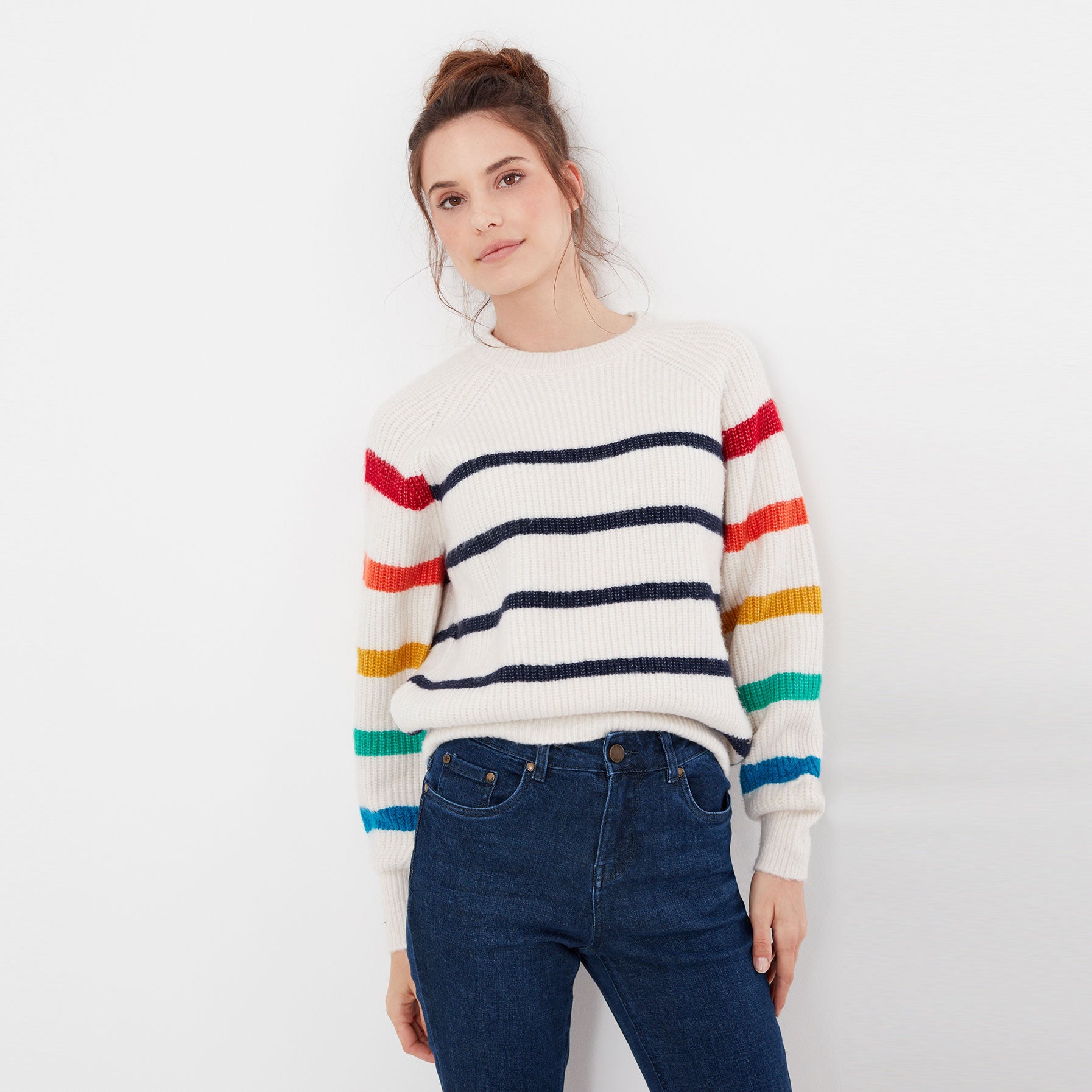 Joules deals rainbow jumper