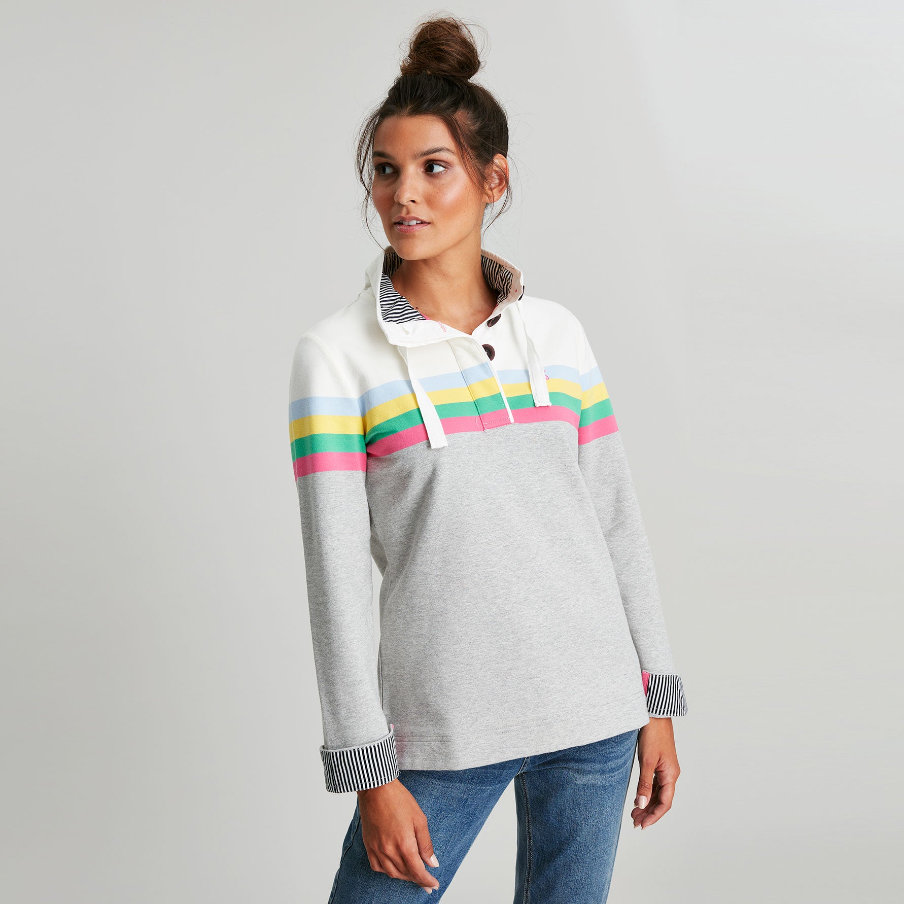 Joules saunton funnel hot sale neck sweatshirt