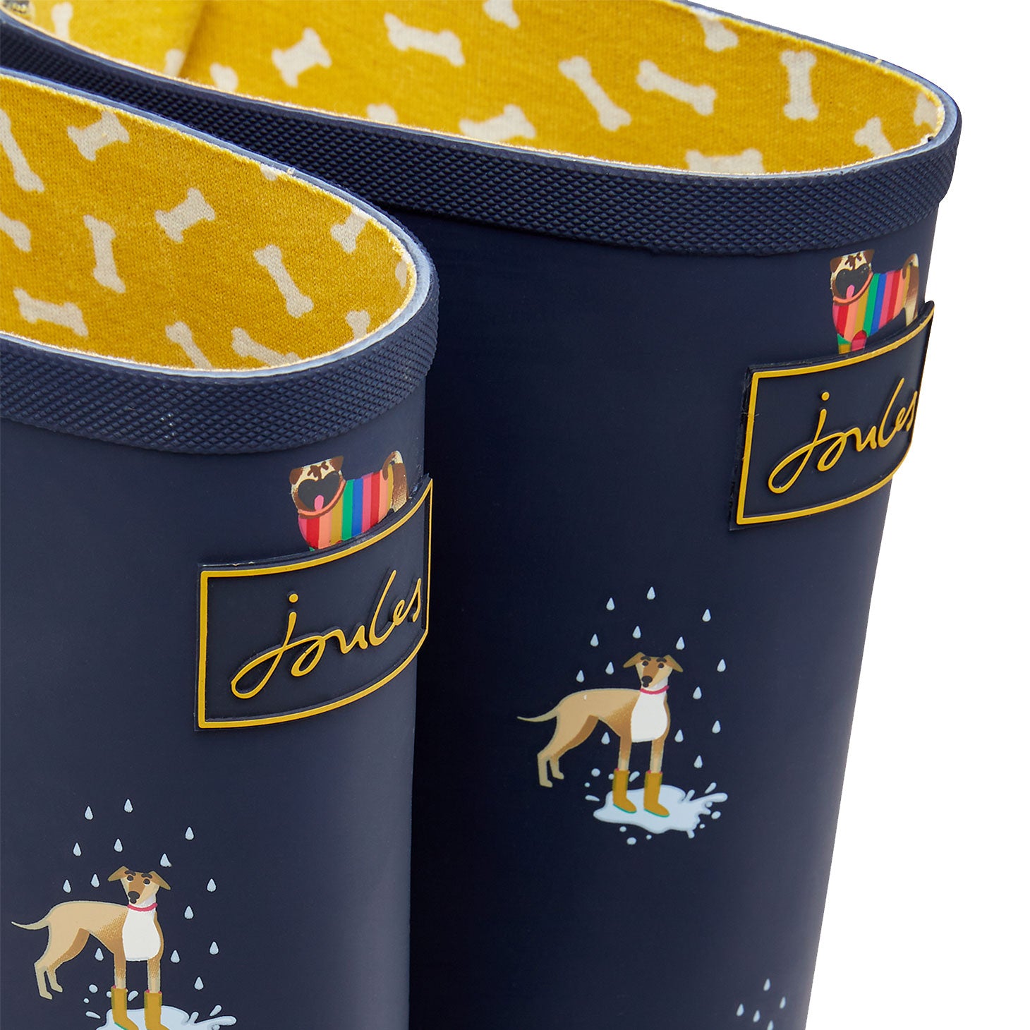 Joules wellies with dogs hot sale on