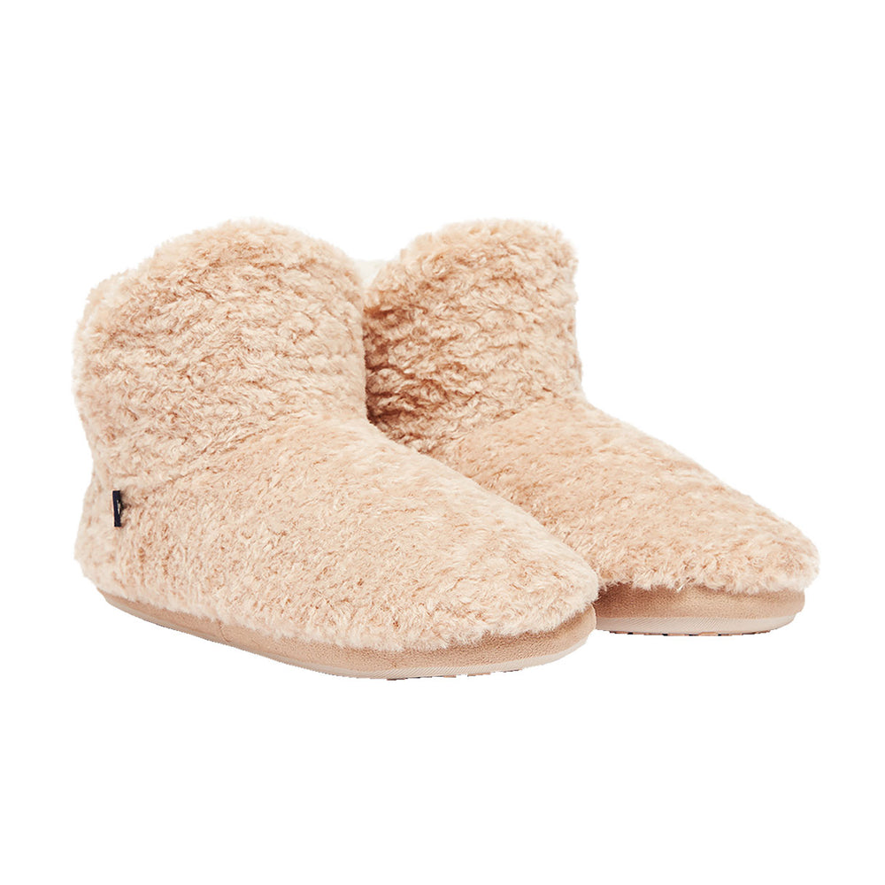 Joules Ladies Cabin Luxe Faux Fur Lined Slipper