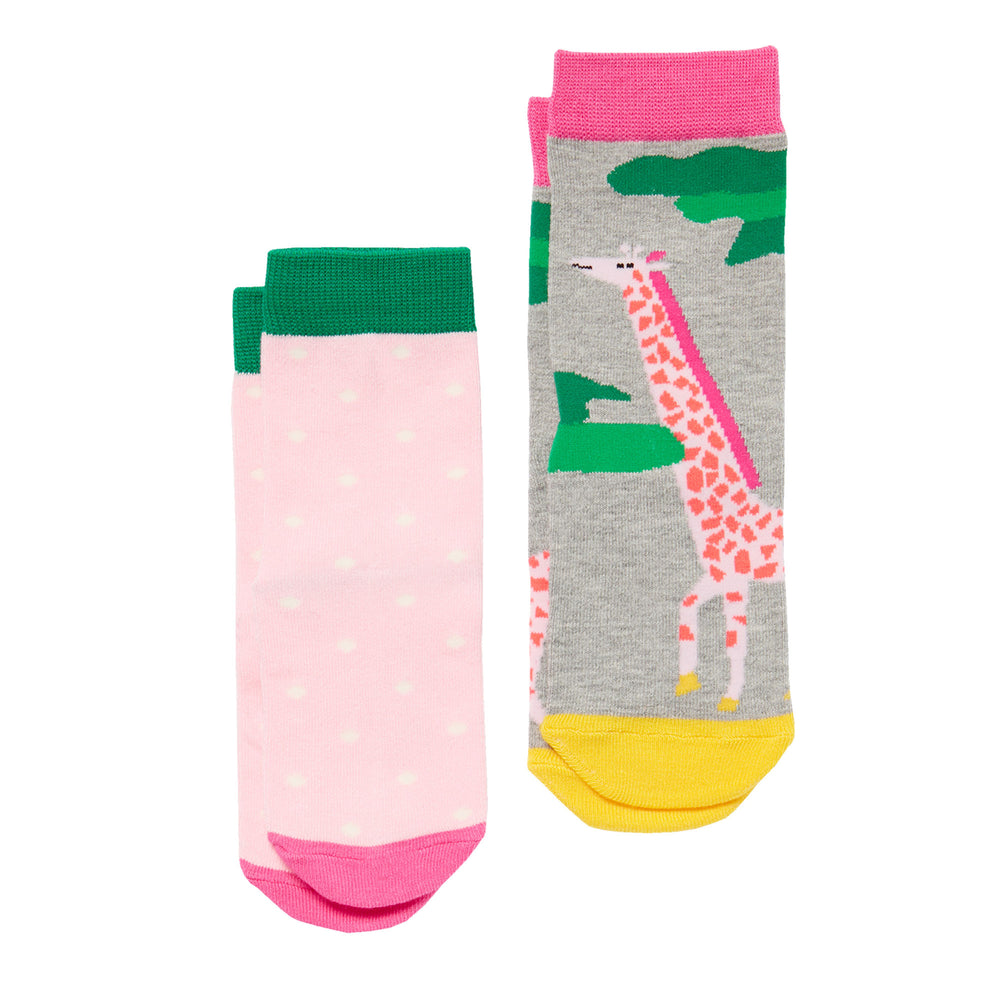 The Joules Girls Brill Bamboo 2Pk in Pink#Pink