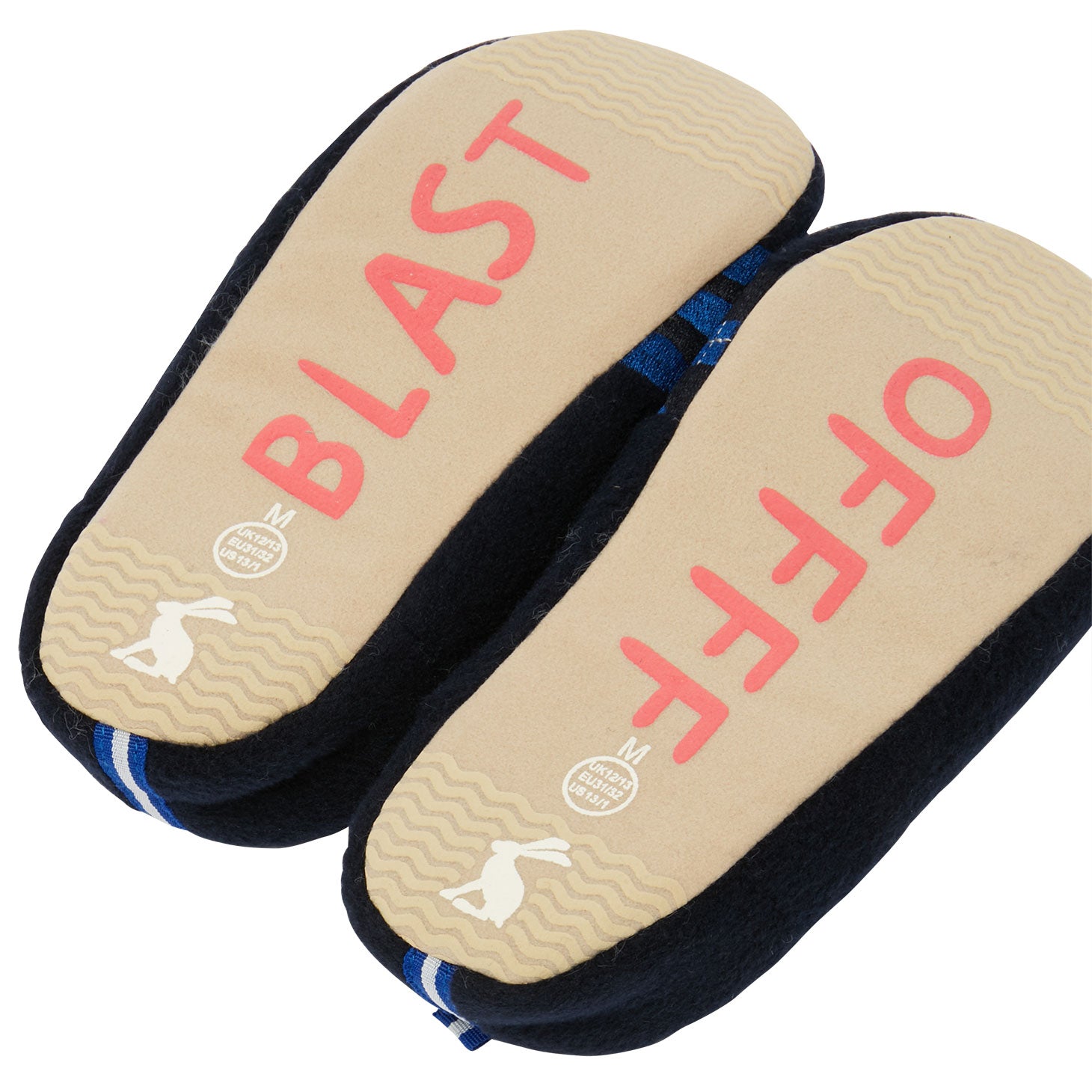 Joules childrens slippers size guide hot sale