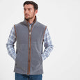 Schoffel Mens Oakham Fleece Gilet#Stone Blue