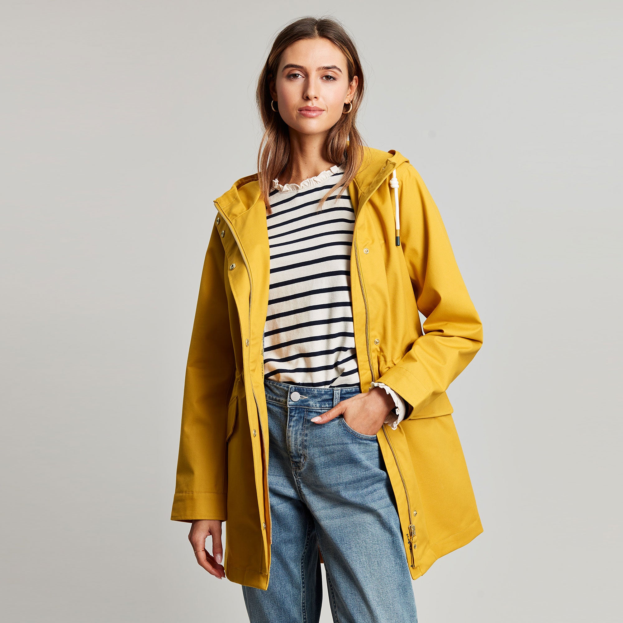 Joules on sale raincoat yellow