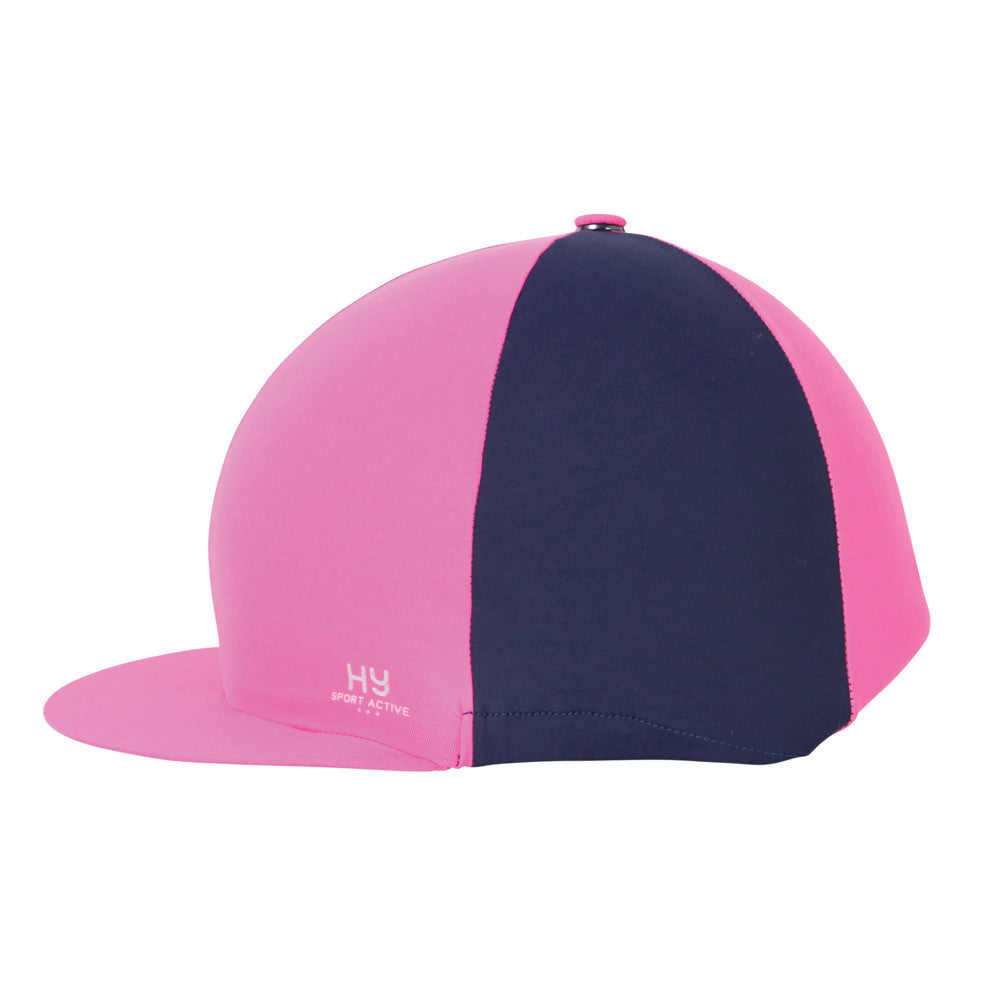 The Hy Sport Active Lycra Hat Cover in Pink#Pink