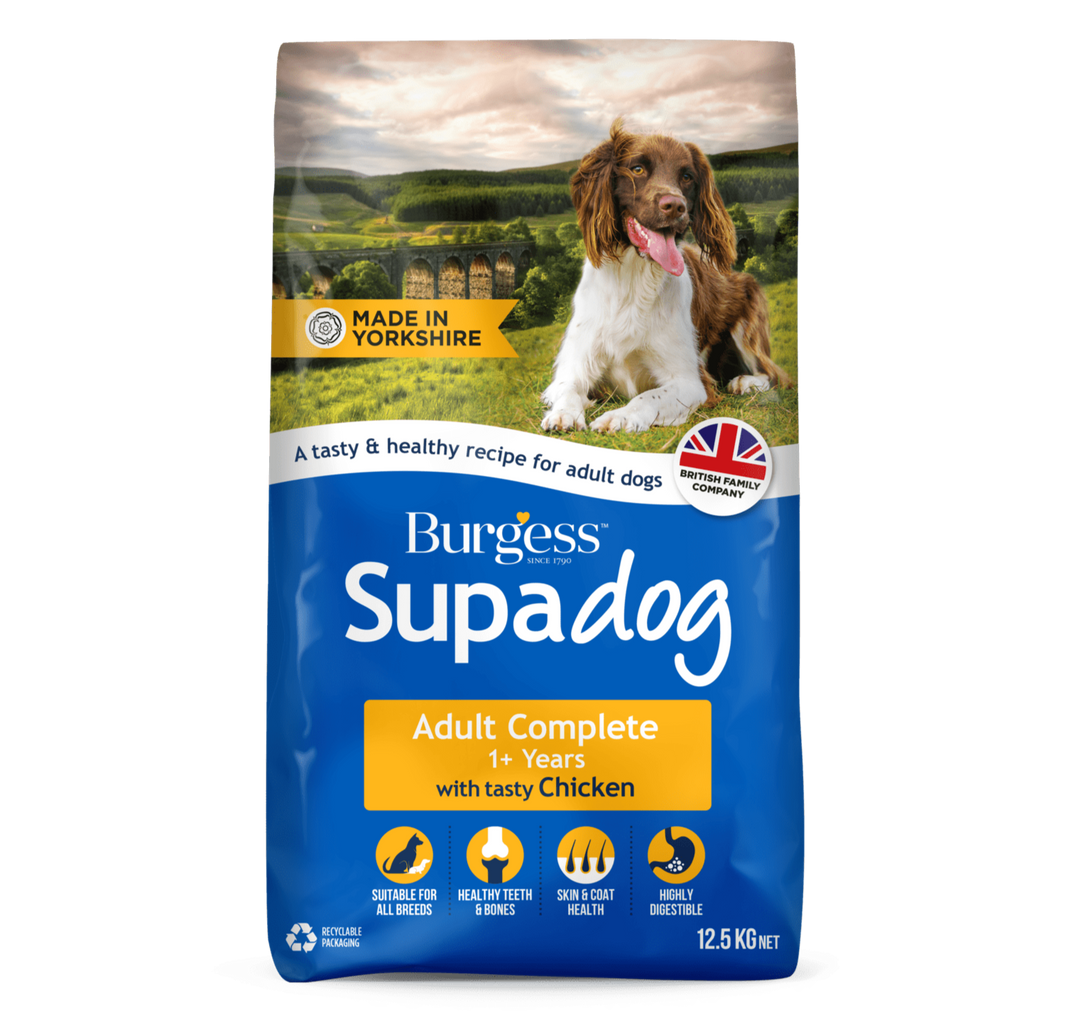 Burgess Superdog Adult Dog Food with Tasty Chicken 12.5kg
