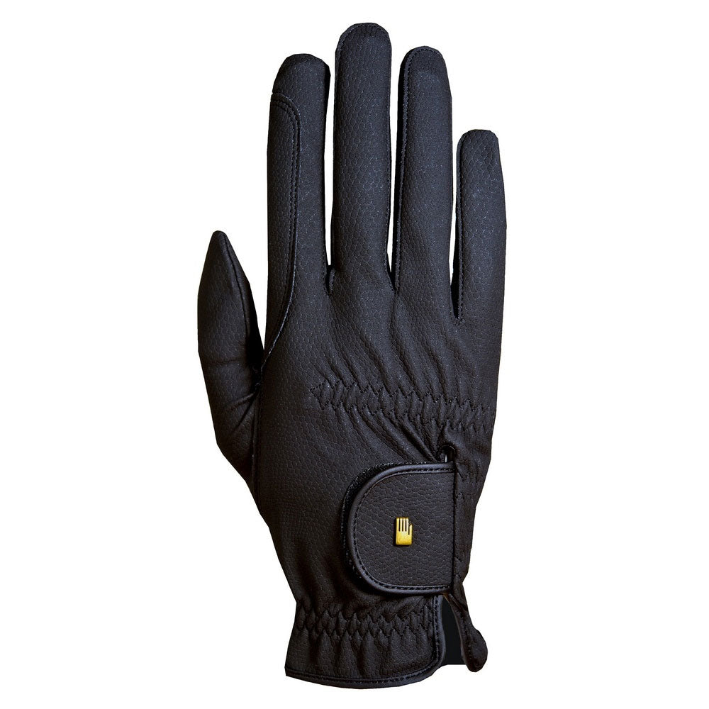 The Roeckl Ladies Chester Grip Riding Gloves in Black#Black