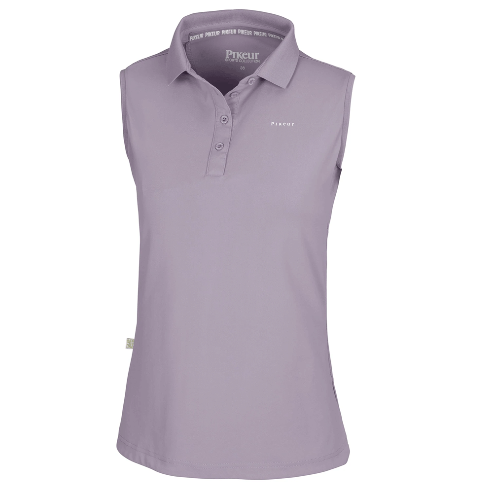 The Pikeur Ladies Jarla Funktions Sleeveless Polo in Purple#Purple