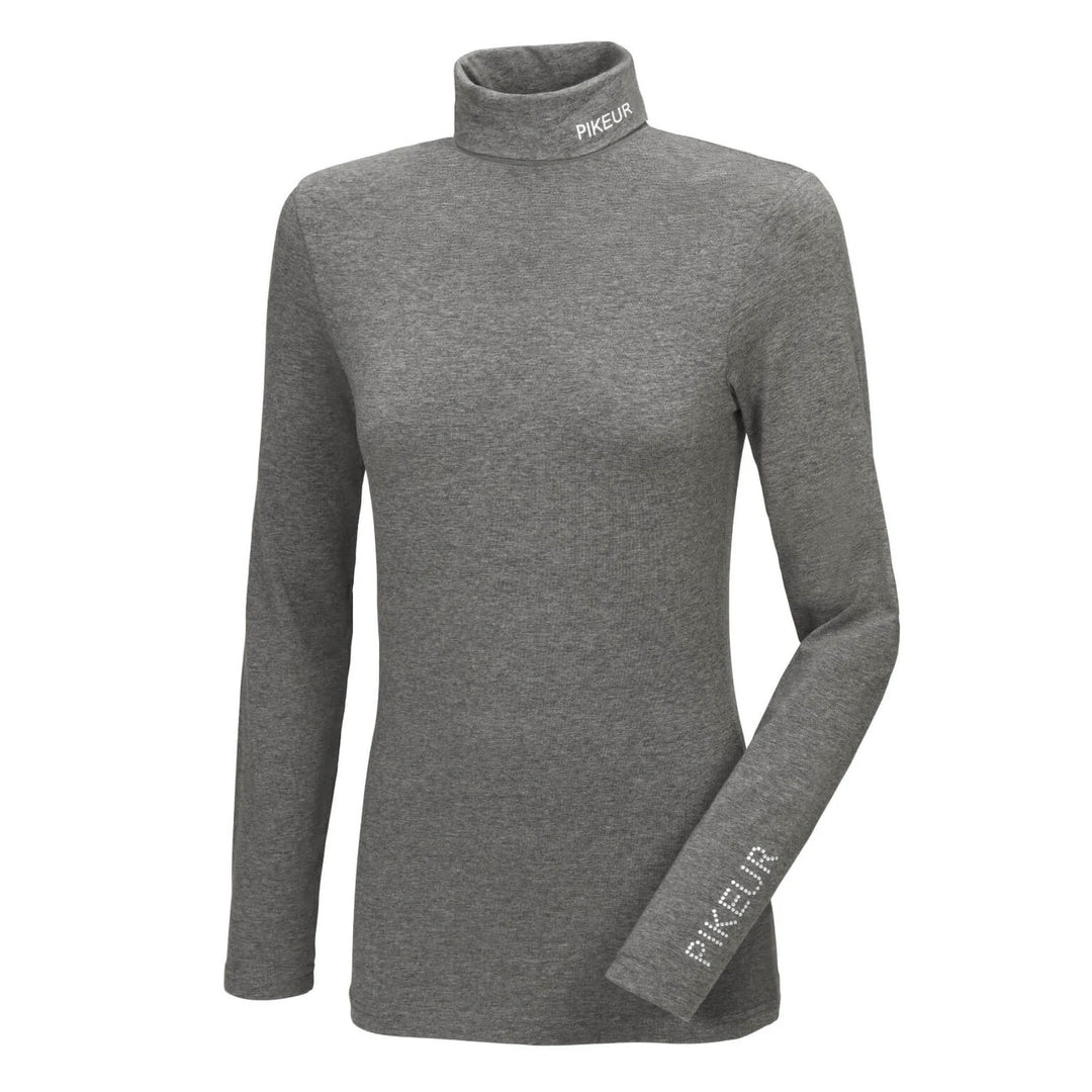 The Pikeur Ladies Sina Roll Neck Pullover in Grey#Grey