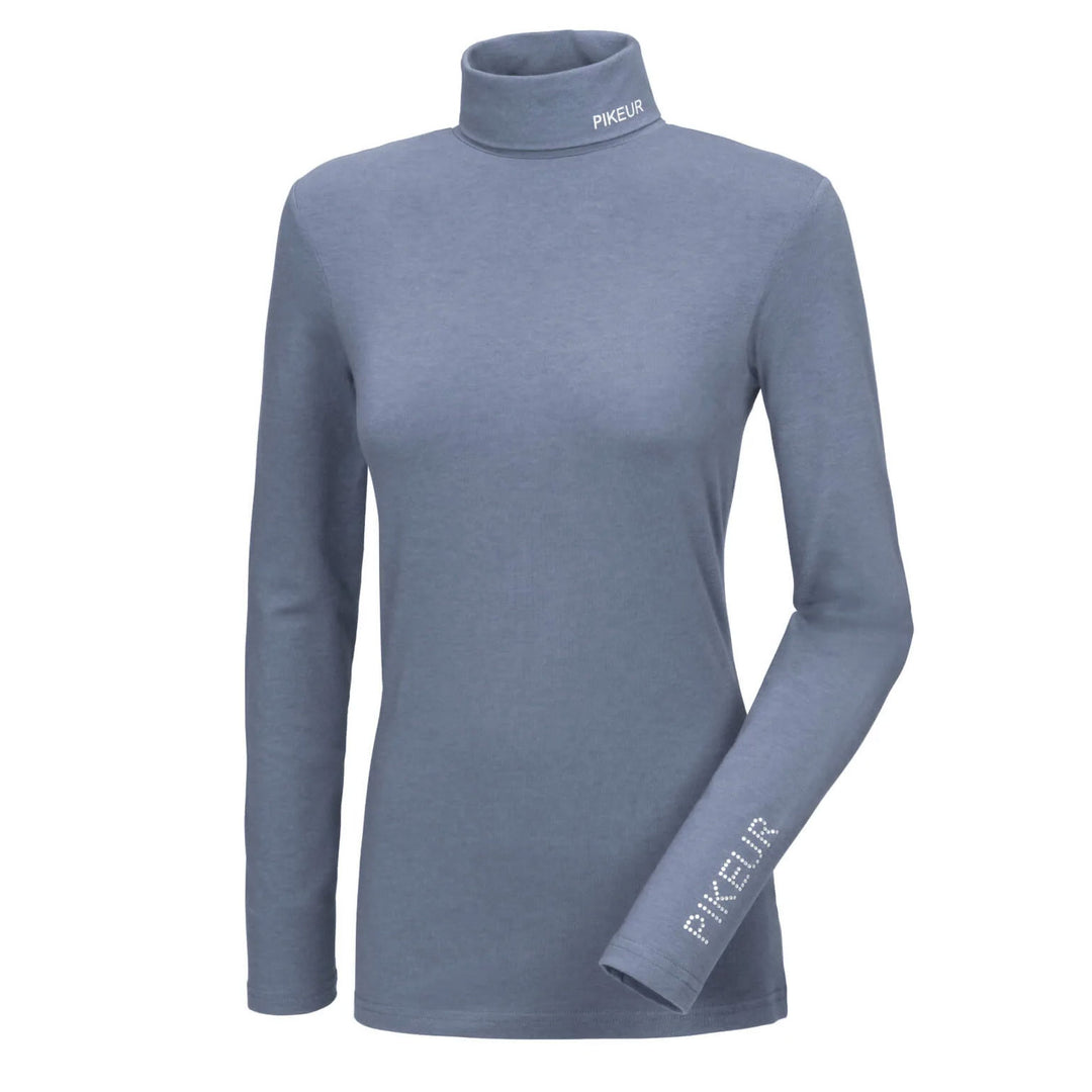 The Pikeur Ladies Sina Roll Neck Pullover in Light Blue#Light Blue
